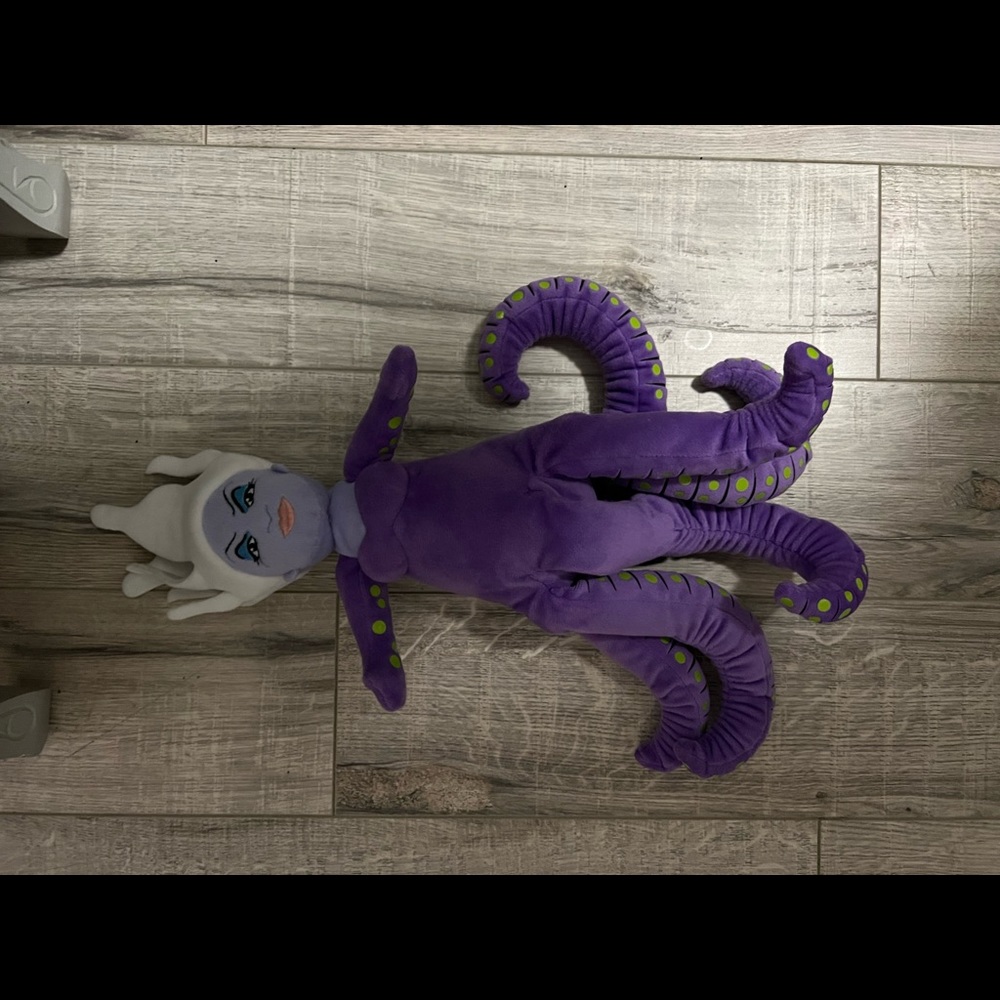Disney’s the little mermaid Ursula plush doll toy